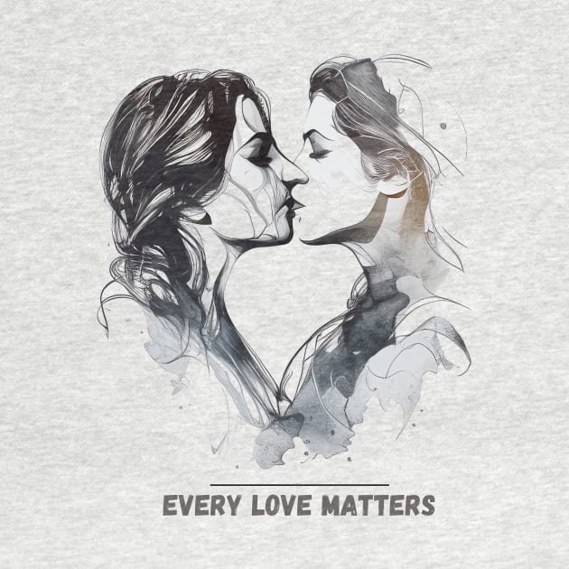 Two girls - every love matters by ComfyCorner.art